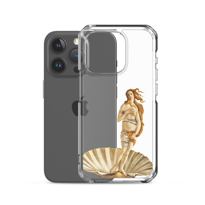 Birth of Venus by Botticelli x Art History Student Clear iPhone® Case