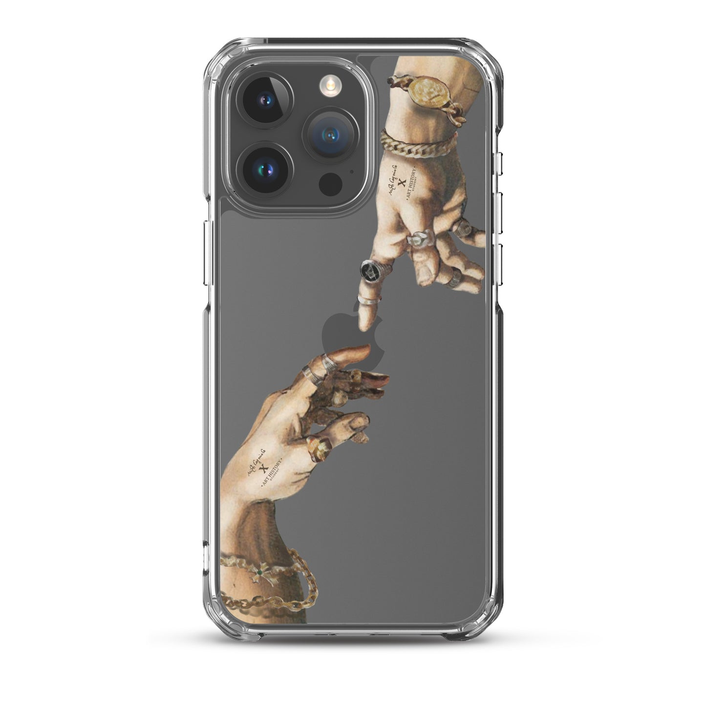 Creation of Adam by Michelangelo X Art History Clear iPhone Case