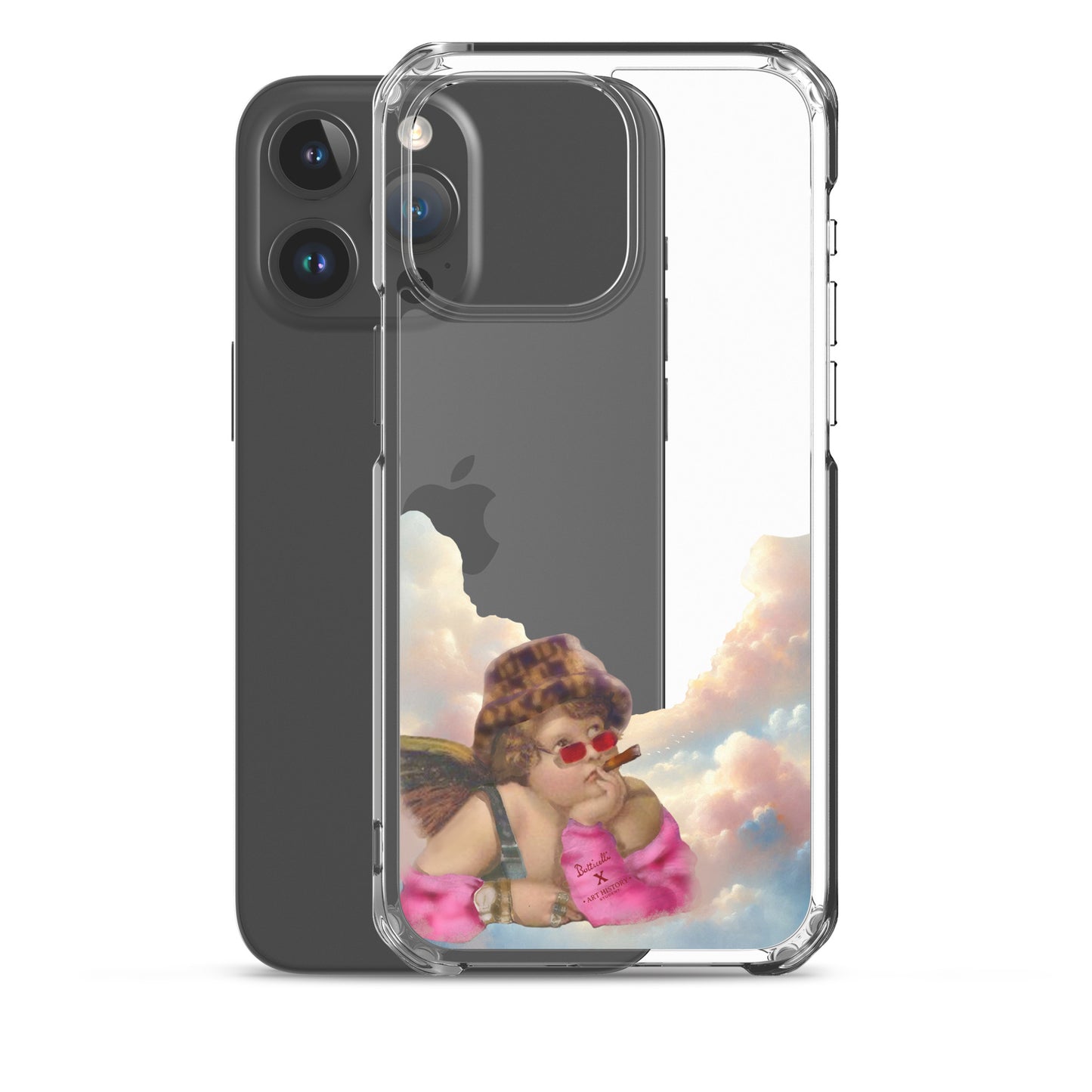 A Cute Cherub by Raphael x Art History Student Clear iPhone Case