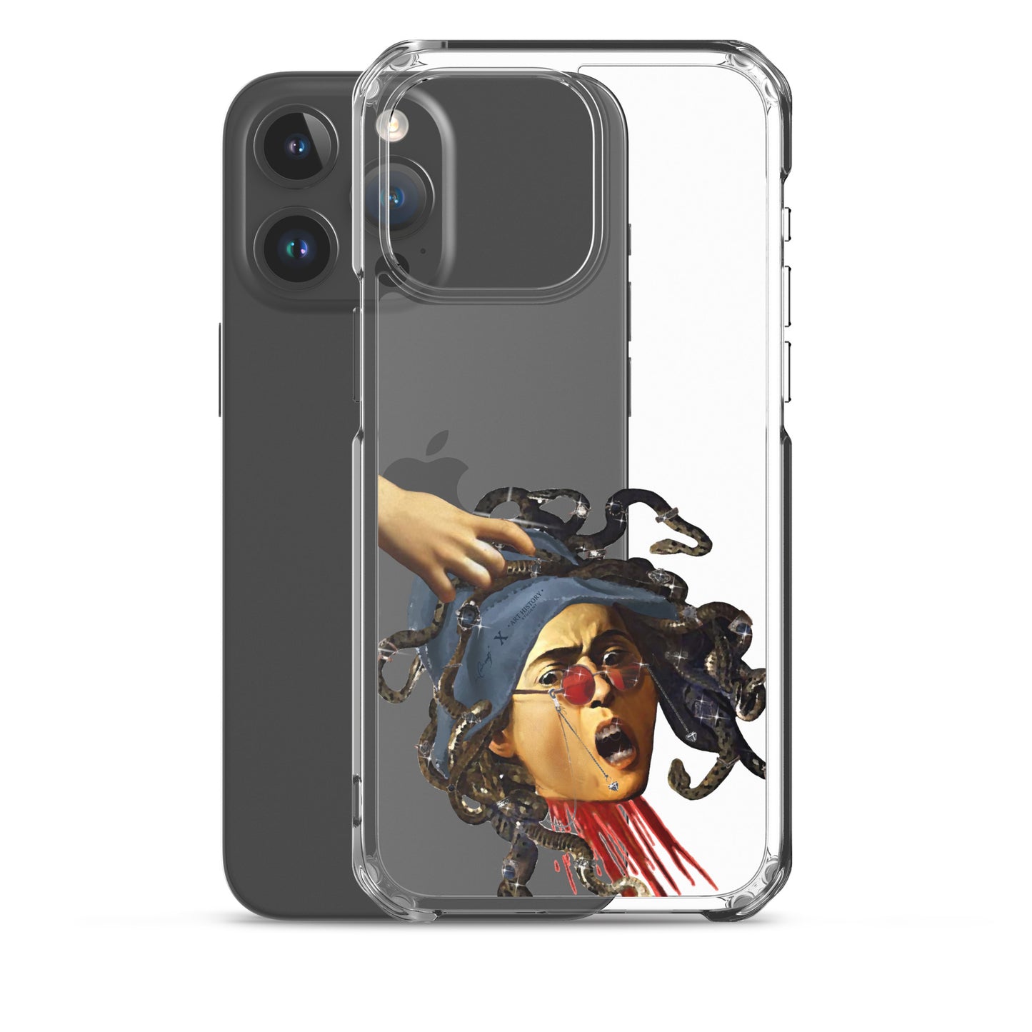 Medusa by Caravaggio x Art History Student Clear iPhone® Case