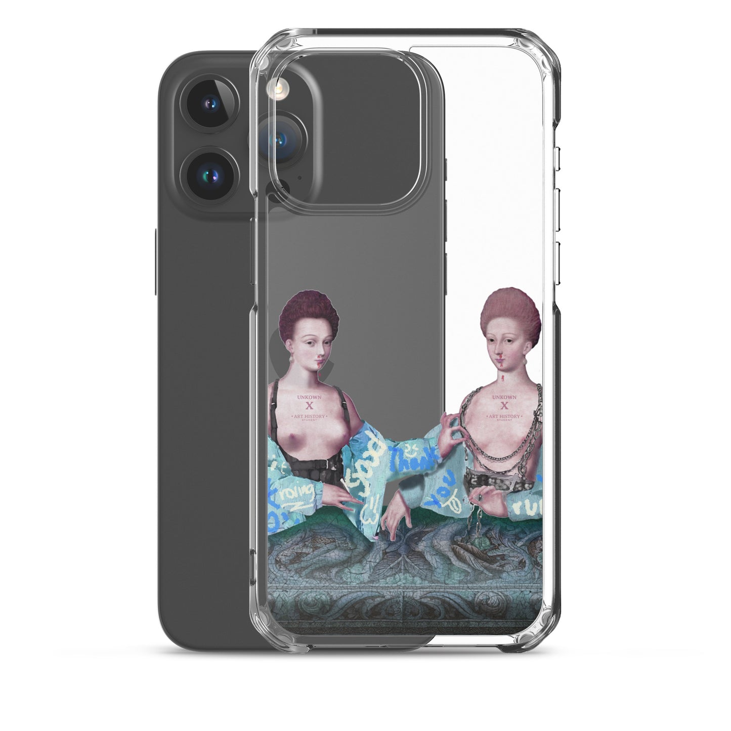 Gabrielle d'Estrées et une de ses soeurs by Unkown x Art History Student Clear iPhone® Case