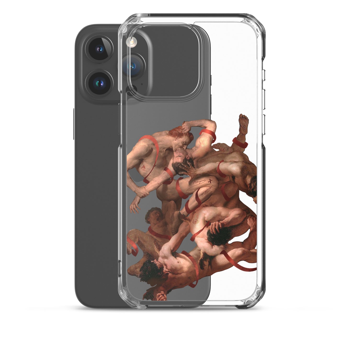 Dante and Virgil by William-Adolphe Bouguereau x Art History Student Clear iPhone® Case