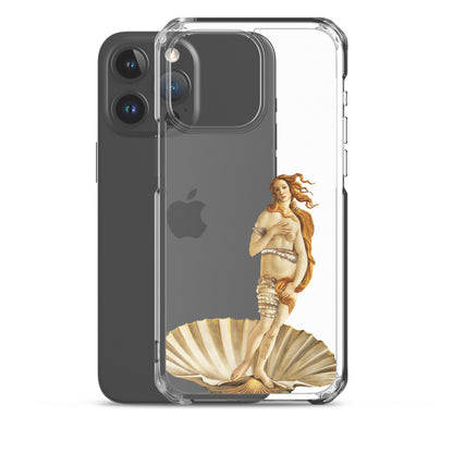 Birth of Venus by Botticelli x Art History Student Clear iPhone® Case