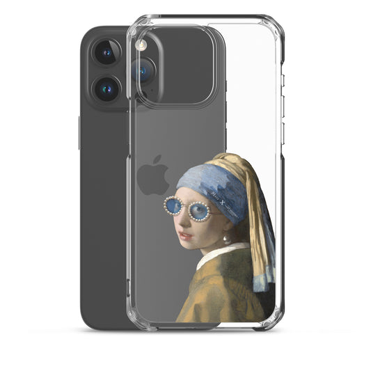 Girl with Pearl Earring by Vermeer x Art History Student Clear iPhone® Case v2.