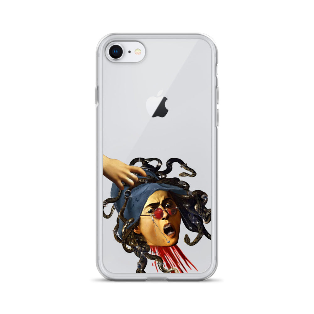 Medusa by Caravaggio x Art History Student Clear iPhone® Case