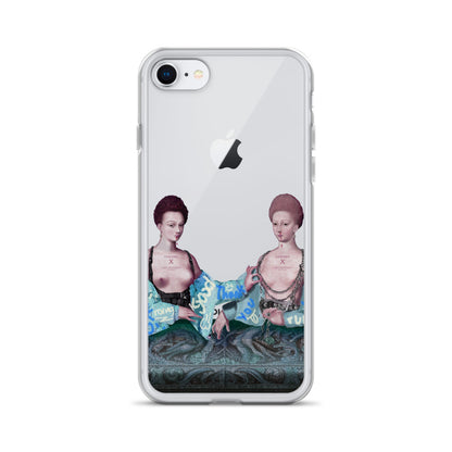 Gabrielle d'Estrées et une de ses soeurs by Unkown x Art History Student Clear iPhone® Case