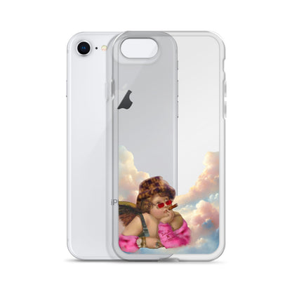 A Cute Cherub by Raphael x Art History Student Clear iPhone Case