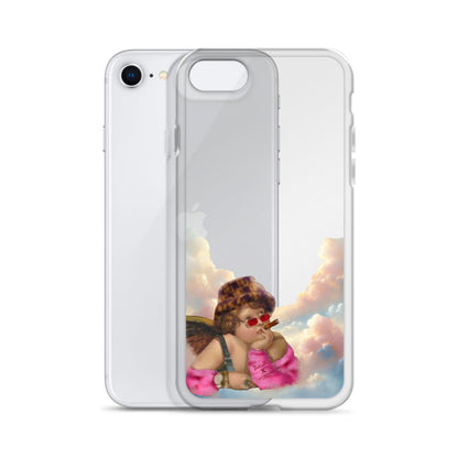 A Cute Cherub by Raphael x Art History Student Clear iPhone Case