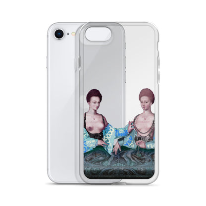 Gabrielle d'Estrées et une de ses soeurs by Unkown x Art History Student Clear iPhone® Case