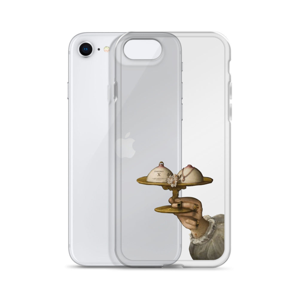 Breast Cancer Awareness by Unknown x Art History Student Clear iPhone® Case