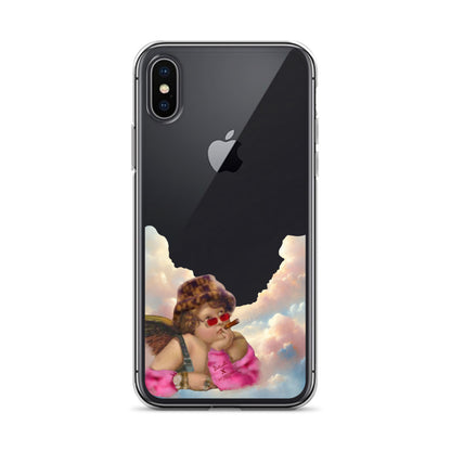 A Cute Cherub by Raphael x Art History Student Clear iPhone Case