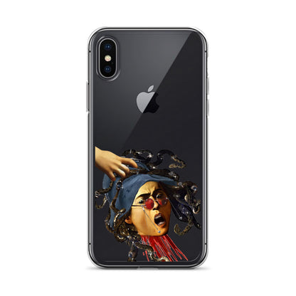 Medusa by Caravaggio x Art History Student Clear iPhone® Case