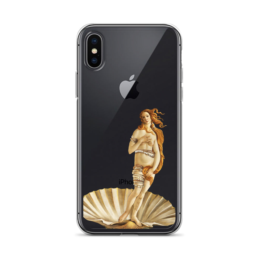 Birth of Venus by Botticelli x Art History Student Clear iPhone® Case