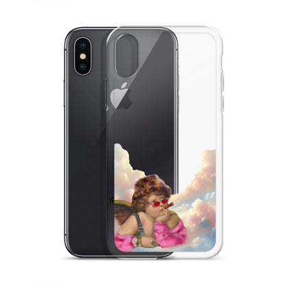 A Cute Cherub by Raphael x Art History Student Clear iPhone Case