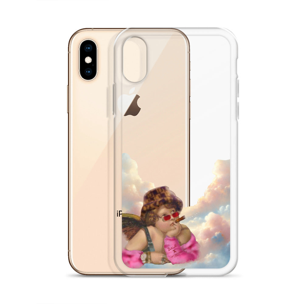 A Cute Cherub by Raphael x Art History Student Clear iPhone Case