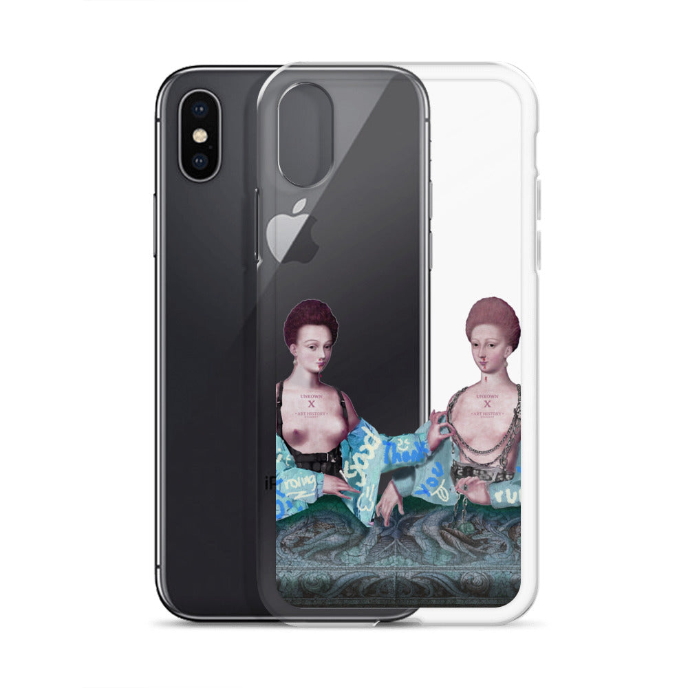 Gabrielle d'Estrées et une de ses soeurs by Unkown x Art History Student Clear iPhone® Case