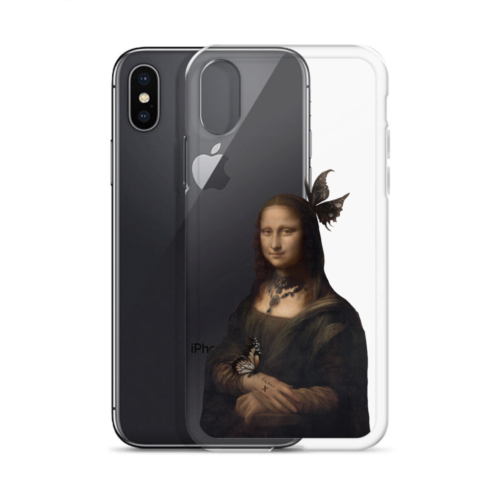 Mona Lisa by Leonardo da Vinci x Art History Student Clear iPhone® Case