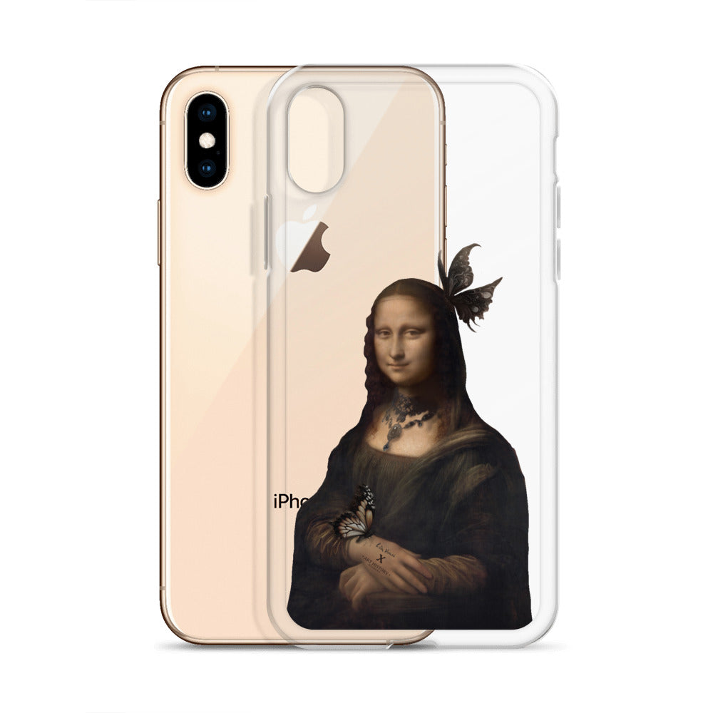 Mona Lisa by Leonardo da Vinci x Art History Student Clear iPhone® Case