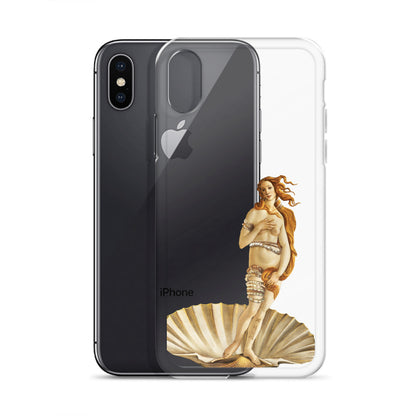 Birth of Venus by Botticelli x Art History Student Clear iPhone® Case