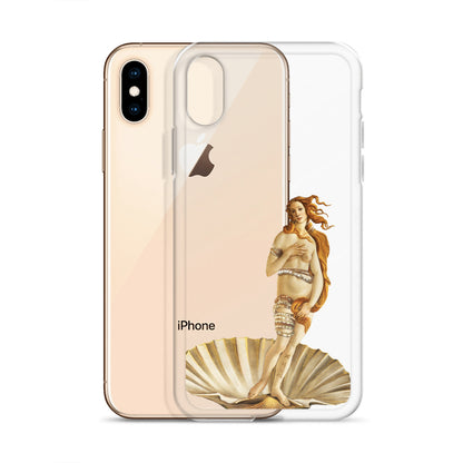 Birth of Venus by Botticelli x Art History Student Clear iPhone® Case