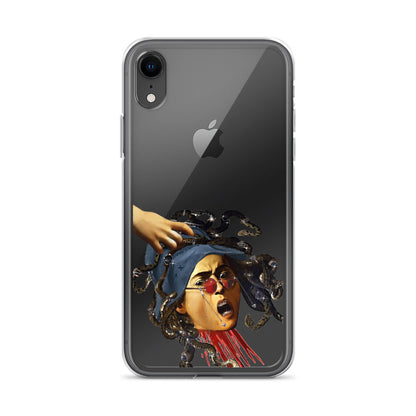 Medusa by Caravaggio x Art History Student Clear iPhone® Case