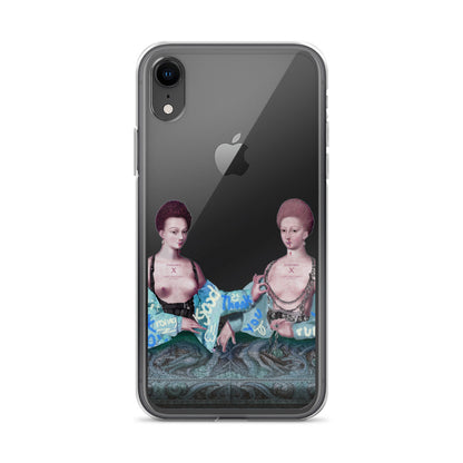 Gabrielle d'Estrées et une de ses soeurs by Unkown x Art History Student Clear iPhone® Case