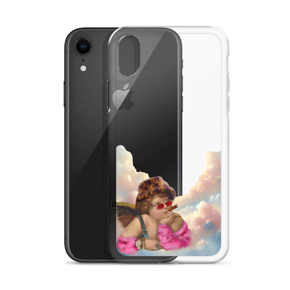 A Cute Cherub by Raphael x Art History Student Clear iPhone Case