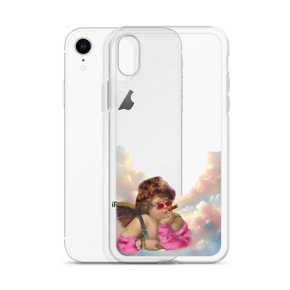 A Cute Cherub by Raphael x Art History Student Clear iPhone Case