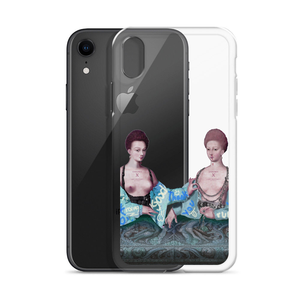 Gabrielle d'Estrées et une de ses soeurs by Unkown x Art History Student Clear iPhone® Case