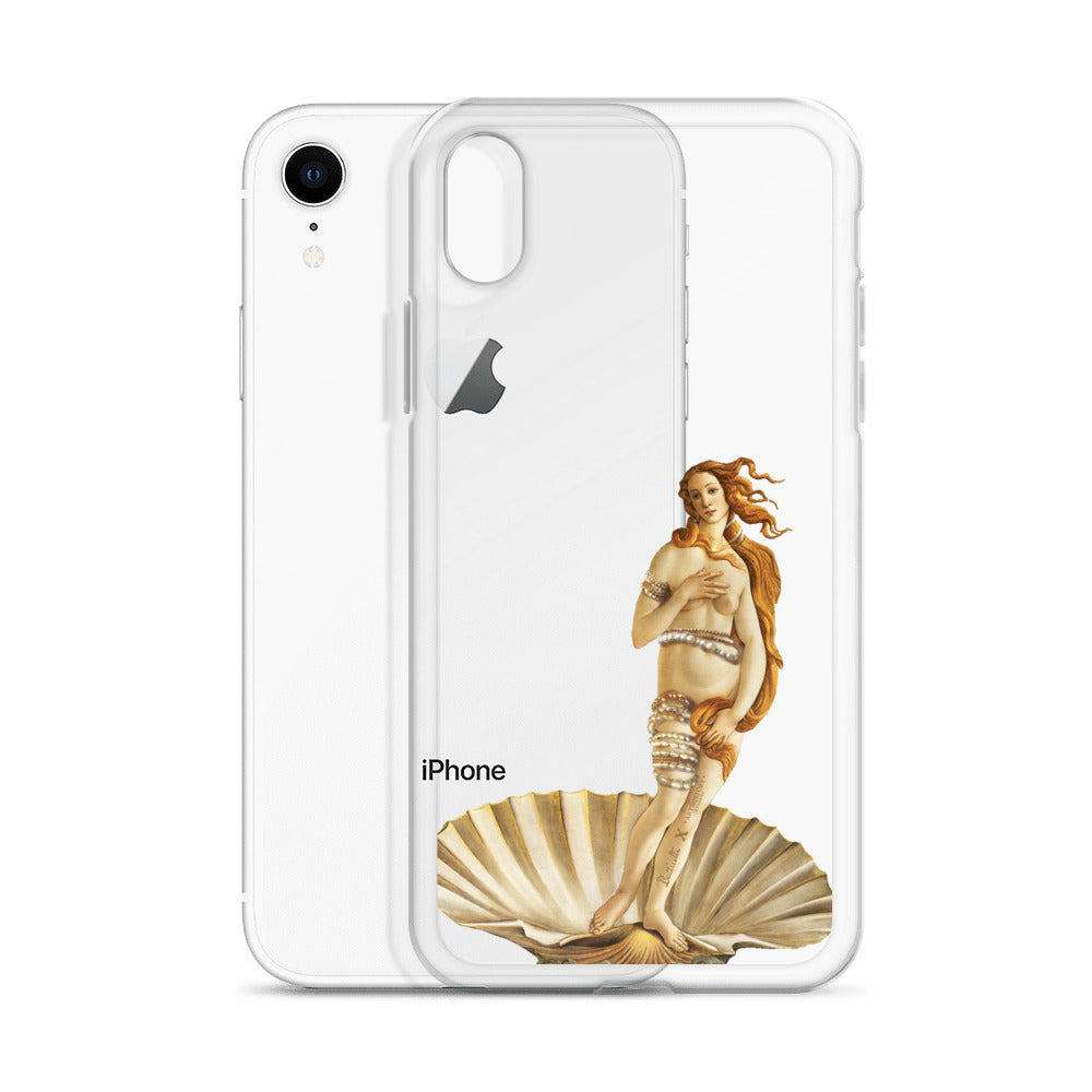 Birth of Venus by Botticelli x Art History Student Clear iPhone® Case